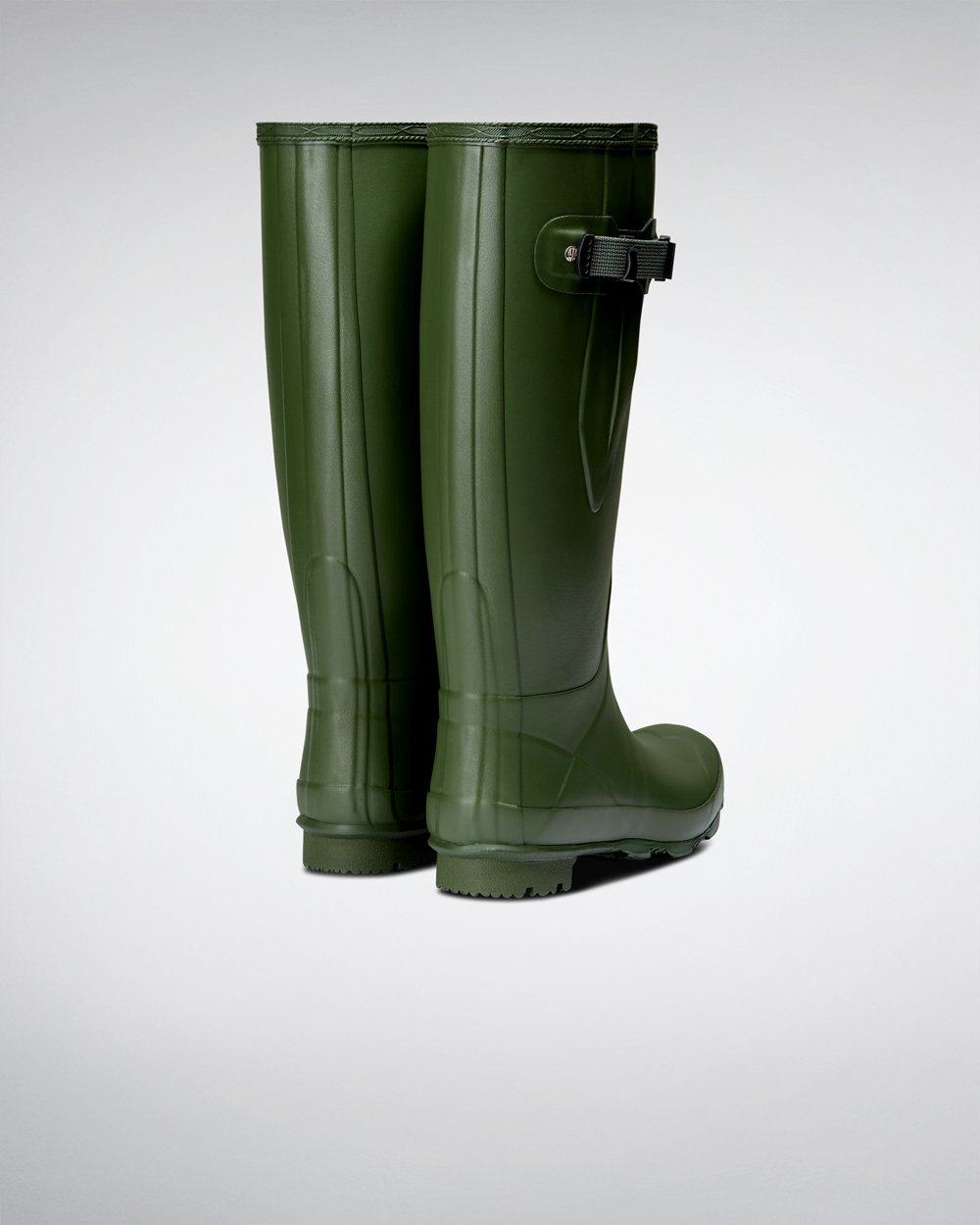 Bottes Larges Hunter Norris Field Femme Vert DVPULHN-82